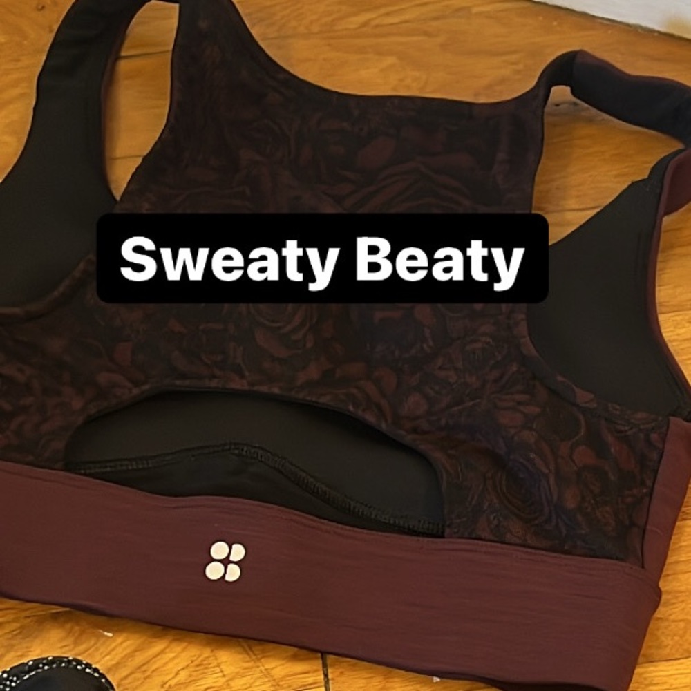 Sweaty Beaty cropped sports bra